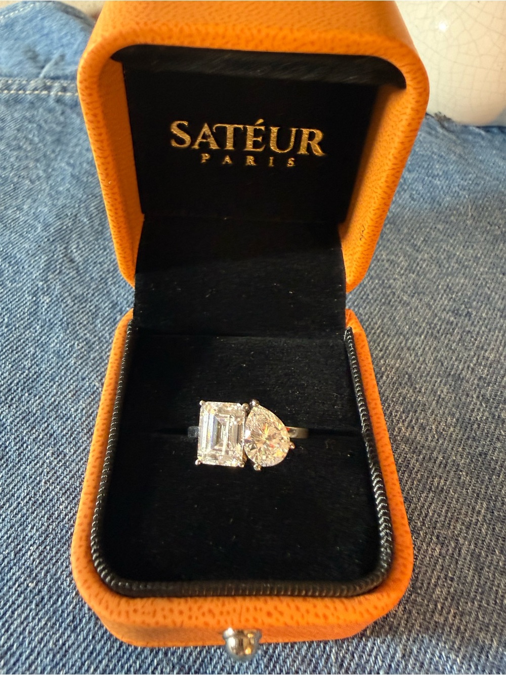 Sateur Duo Alchemie Two-Stone Ring